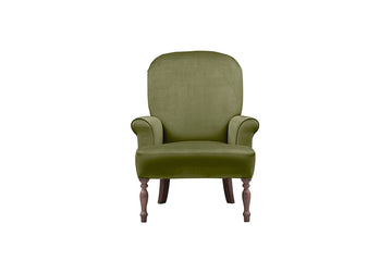 Austen | Emily Companion Chair | Opulence Olive Green