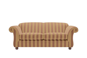 Woburn | 3 Seater Sofa | Brecon Stripe Terracotta