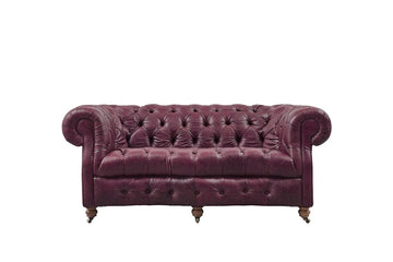 Lincoln | 2 Seater Sofa | Vintage Oxblood