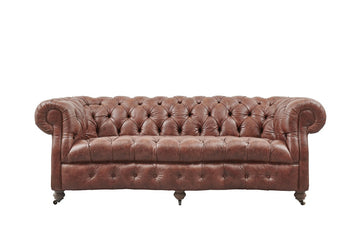 Lincoln | 3 Seater Sofa | Vintage Chestnut