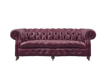 Lincoln | 3 Seater Sofa | Vintage Oxblood