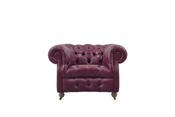 Lincoln | Club Chair | Vintage Oxblood