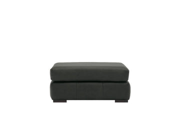 Mezzo | Large Footstool | Softgrain Black