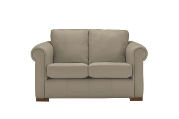Scala | 2 Seater Leather Sofa | Softgrain Pebble