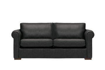 Scala | 3 Seater Leather Sofa | Softgrain Black