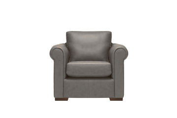 Scala | Leather Armchair | Softgrain Grey