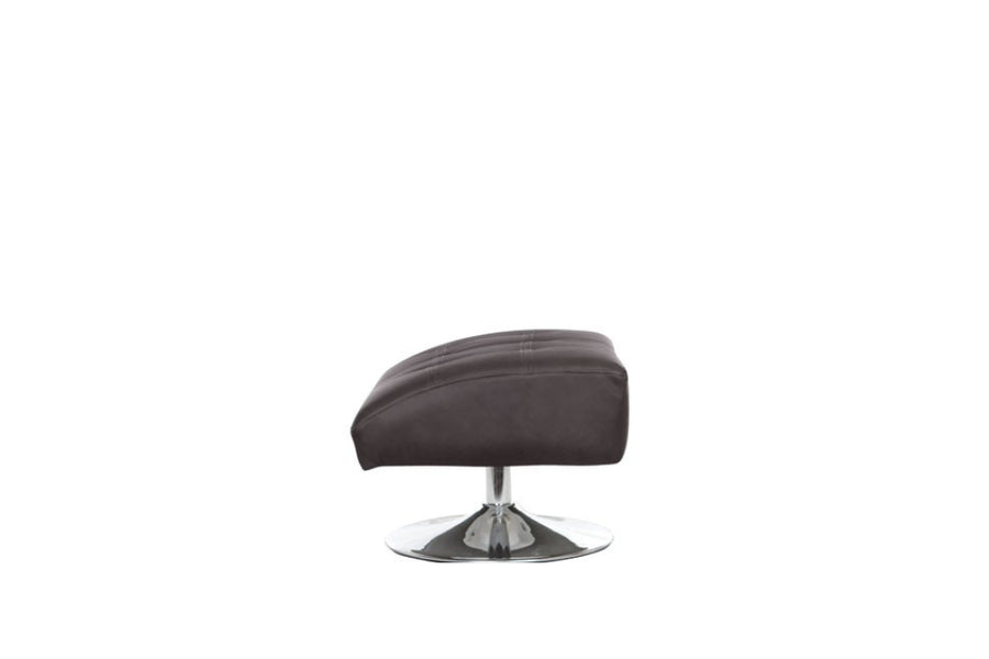 Marino | Lounge Footstool | Softgrain Black