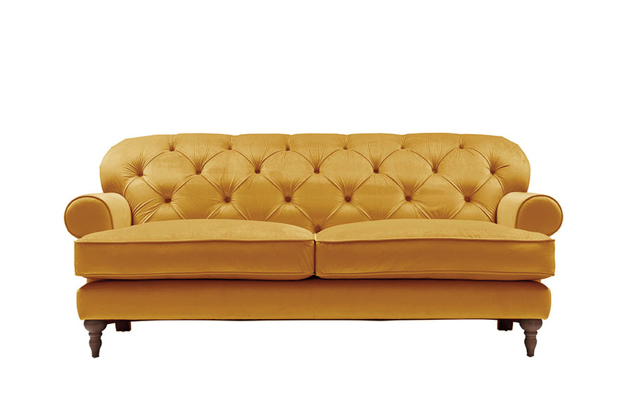 Mia | 3 Seater Sofa | Opulence Saffron