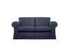 Albany | 2 Seater Extra Loose Cover | Kingston Dark Blue