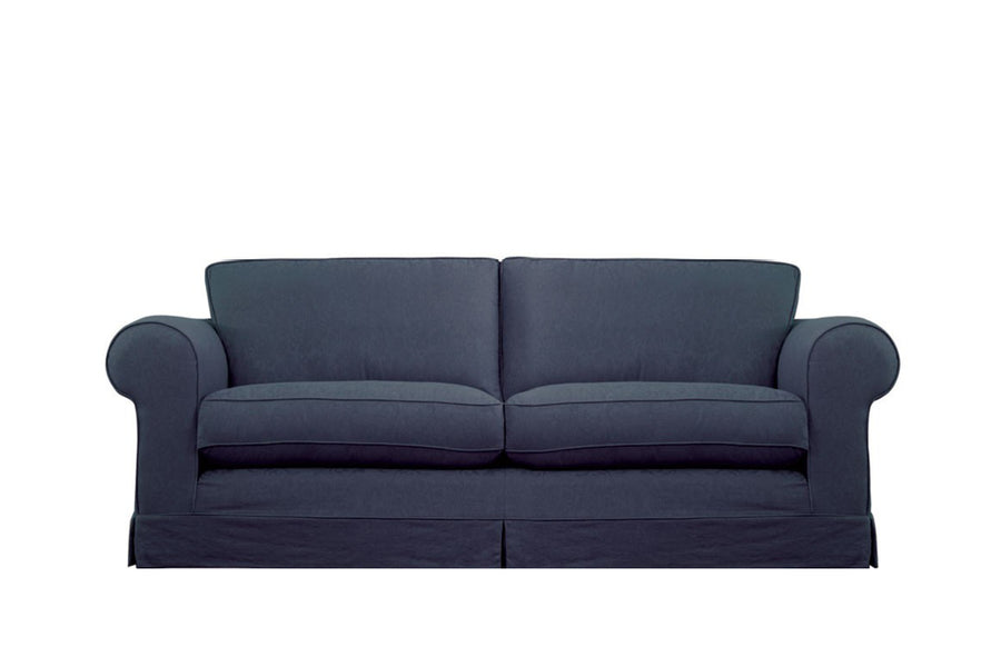 Albany | 3 Seater Extra Loose Cover | Kingston Dark Blue