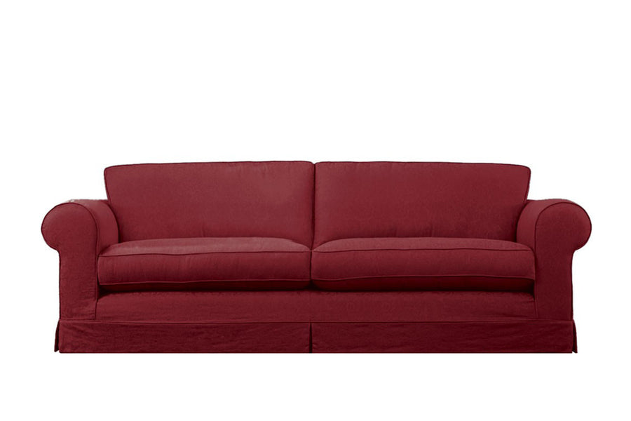 Albany | 4 Seater Extra Loose Cover | Kingston Burgundy