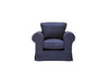 Albany | Club Chair | Kingston Dark Blue