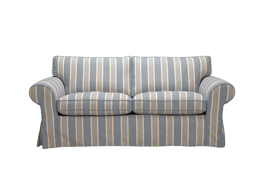 Newport | 3 Seater Sofa | Capri Grey Stripe