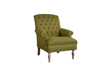 Bertie | Armchair | Opulence Olive Green