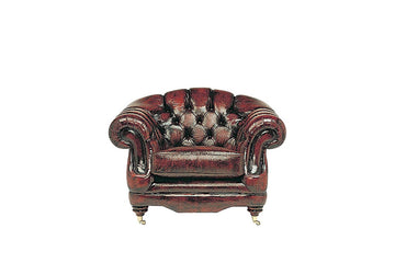 Regent | Club Chair | Antique Red
