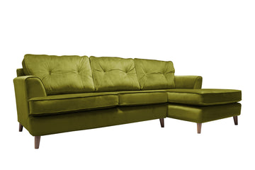 Poppy | Chaise Sofa Option 1 | Opulence Olive Green