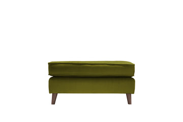 Poppy | Large Footstool | Opulence Olive Green