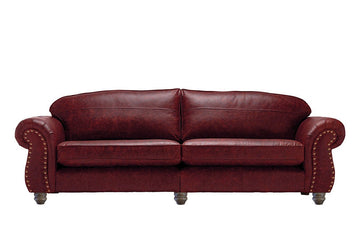 Burlington | Grand Leather Sofa | Vintage Oxblood