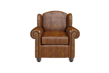Burlington | Leather Highback Chair | Vintage Chestnut
