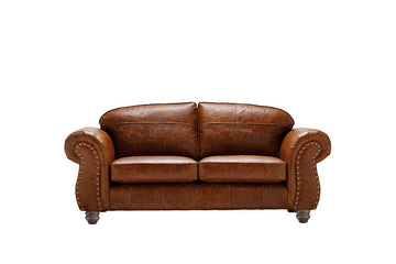Burlington | Midi Leather Sofa | Vintage Chestnut