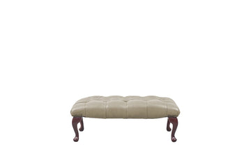 Chesterfield | Queen Anne Bench Footstool | Milton Stone