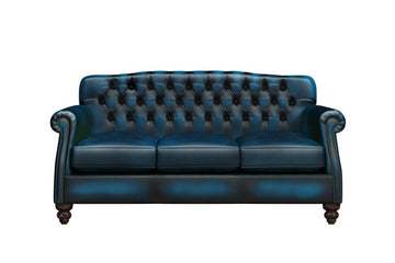 Victoria | 3 Seater Sofa | Antique Blue